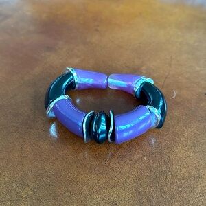Purple & Black Bracelet